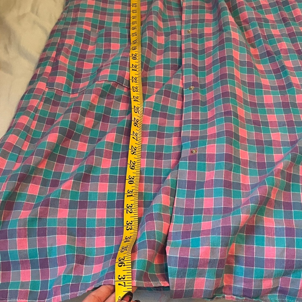 Colorful Plaid Button-Up - Picture 6 of 8
